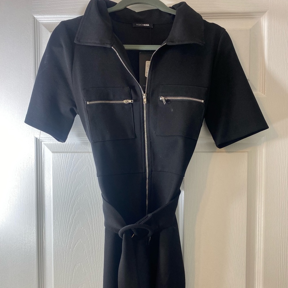 Fashionova Womens L Into You Belted Dress